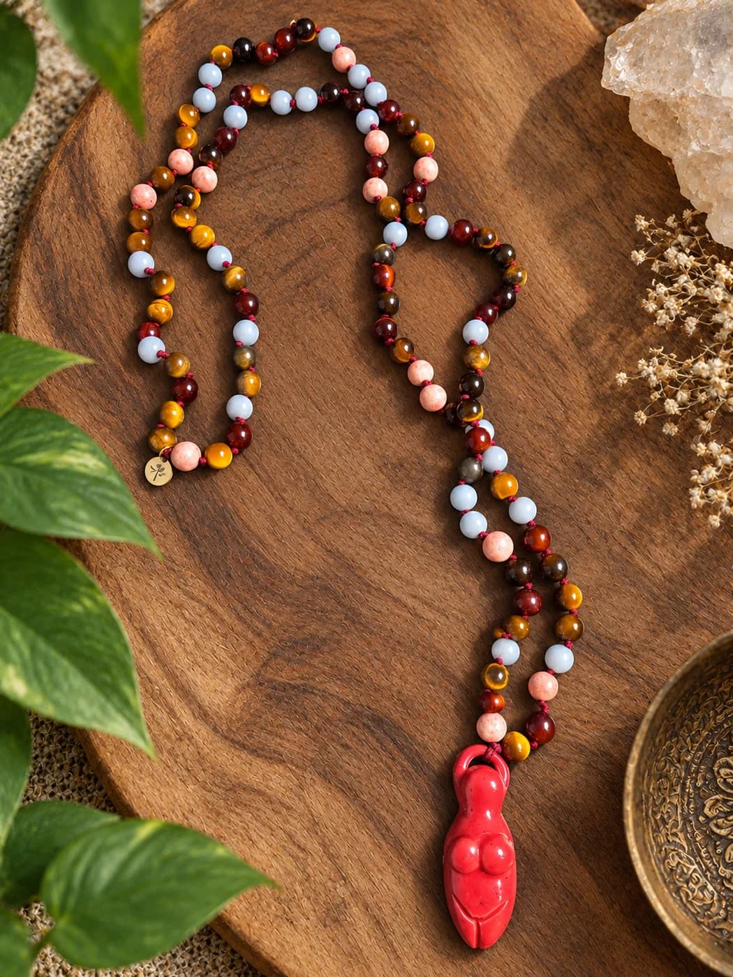 The Dea Madre × MoonMala necklace